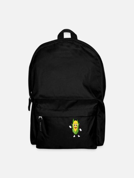 Lustiges Maiskolben-Design Landwirtschaft - Rucksack - Schwarz