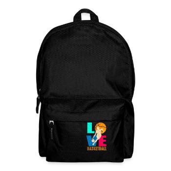 Basket-ball filles - Sac à dos - noir - Devant
