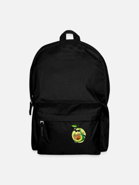 Avocado Geschenk Diät Gesund Keto Vegan Vegetarier - Rucksack - Schwarz