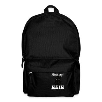 Friese sagt Nein cooles Pferde - Rucksack - Schwarz - Vorne