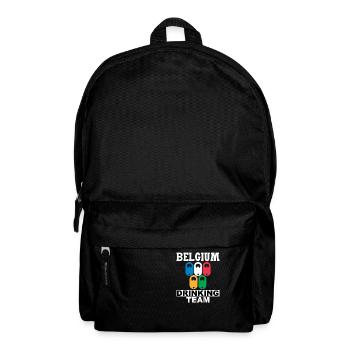 Belgique Drinking Team Drôle boire amateur de bière - Sac à dos - noir - Devant