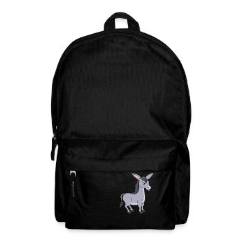 Âne Cartoon - Sac à dos - noir - Devant