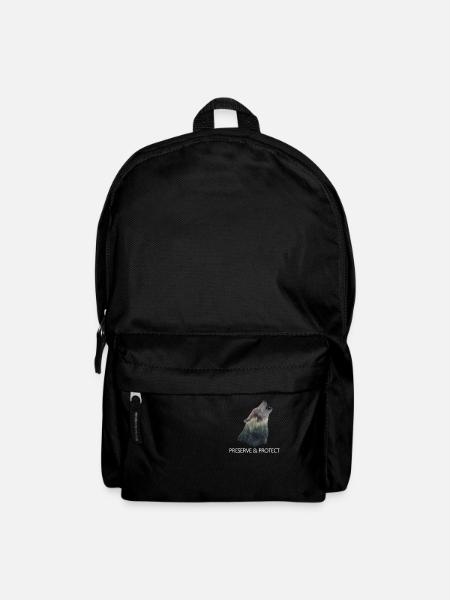 Preserve & Protect Wolf Klimawandel - Rucksack - Schwarz
