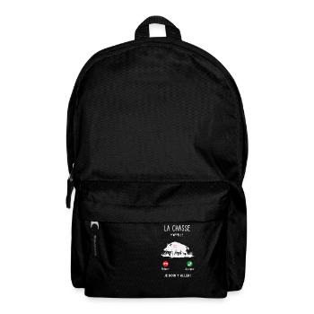 La chasse m'appelle je dois y aller - Chasseur - Sac à dos - noir - Devant