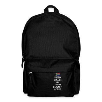 South Africa Keep Calm - Rucksack - Schwarz - Vorne