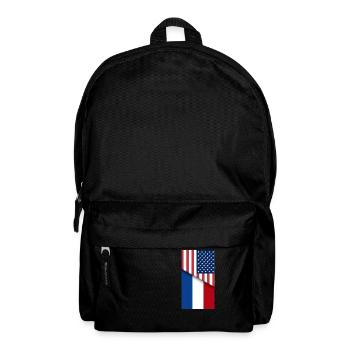 États-Unis Pays-Bas Drapeau néerlandais Double citoyen américain - Sac à dos - noir - Devant