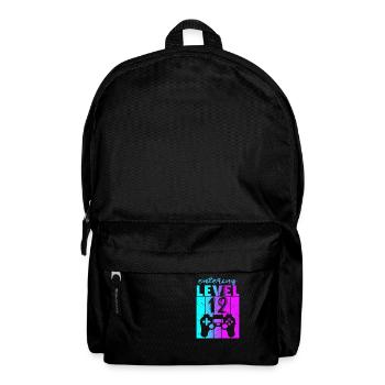 Level 12 Gaming Controller 12th Birthday - Backpack - black - Front