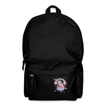 Unicorn Pastel Goth Cute Creepy Gothic Kawaii Menh - Backpack - black - Front