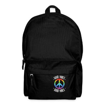 Good Vibes - Rucksack - Schwarz - Vorne