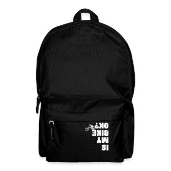 Is My Bike Ok Vintage Fahrrad Biker - Backpack - black - Front