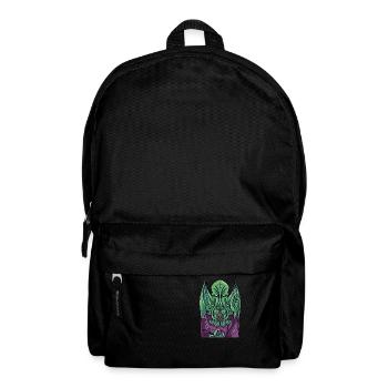 Cthulhu Myth Church Fenster Kunstgeschenk - Rucksack - Schwarz - Vorne