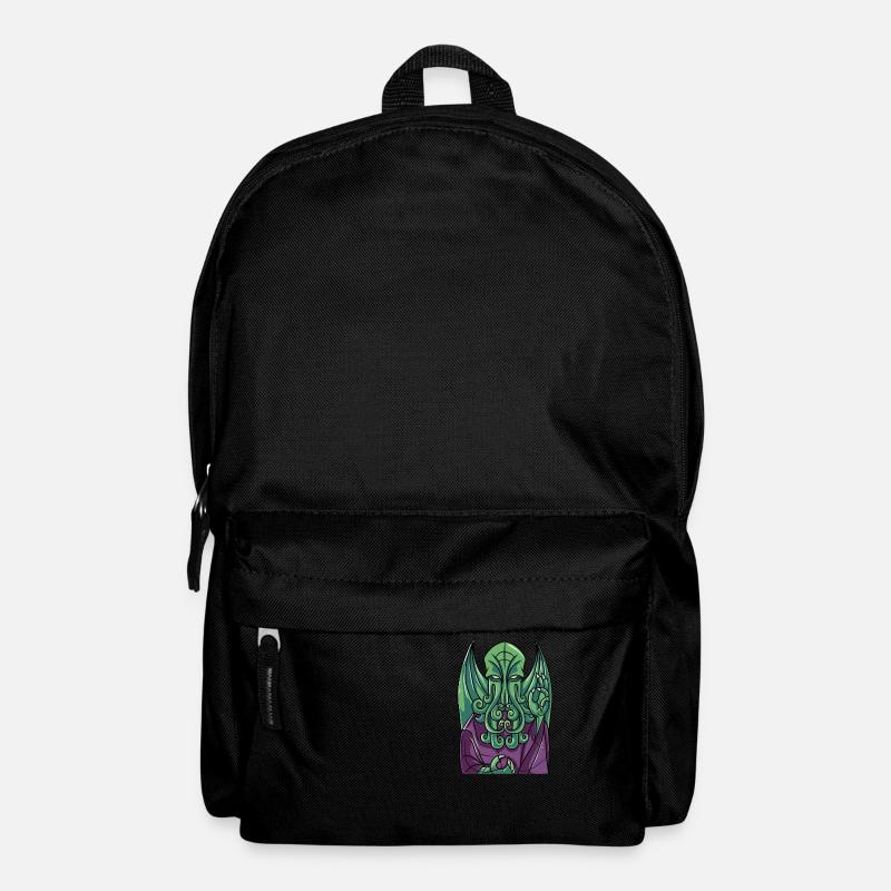 Cthulhu Myth Church Fenster Kunstgeschenk - Rucksack - Schwarz
