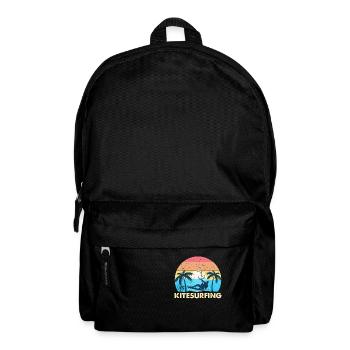 Kite Kiteboarding Kitesurfer cadeau - Sac à dos - noir - Devant