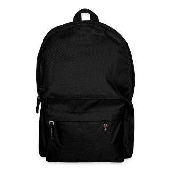 Wine Glass Red Wine Wine Drinker Wine Lovers Ladies - Backpack - black - Front
