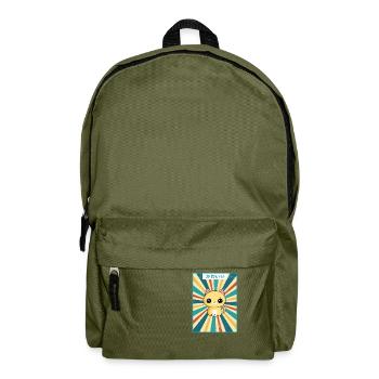 kawaii neko japanese - Backpack - olive green - Front