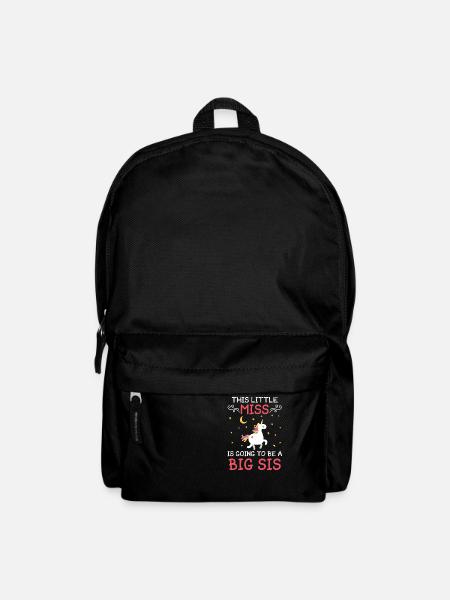 Dieses Mädchen Wird Zur Großen Schwester - Rucksack - Schwarz
