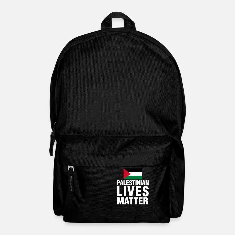 Palestinian Lives Matter Fun Gift - Backpack - black