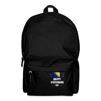 Bosnia and Herzegovina Statehood Day - Backpack - black - Front