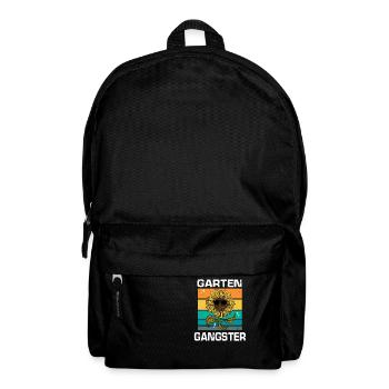 Vintage Gärtner Motiv Hobby Garten Gartenarbeit - Rucksack - Schwarz - Vorne