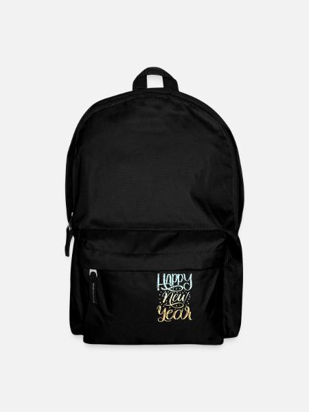 Frohes Neues Jahr Silvester Party - Rucksack - Schwarz