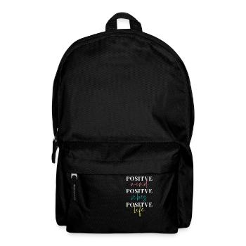 Dicton de la pensée positive - Sac à dos - noir - Devant