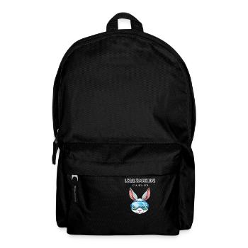 Lenzerheide Graubünden Schweiz Retro Ski Hase - Rucksack - Schwarz - Vorne