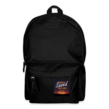 Jesus Saved My Life Christian Gott Bibel Christ - Rucksack - Schwarz - Vorne