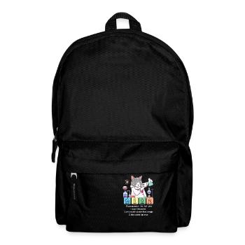 Drôle de chimie inorganique Cat Art Gift - Sac à dos - noir - Devant