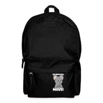 Grundschulmausi Lehramt Grundschule Lehrer - Rucksack - Schwarz - Vorne