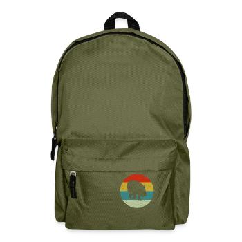hippo - Backpack - olive green - Front