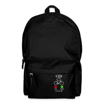 Le Vélo M’appelle Il Faut Que J’y Aille! Refuser R - Sac à dos - noir - Devant