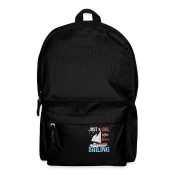 Juste une fille qui aime la voile - Sac à dos - noir - Devant
