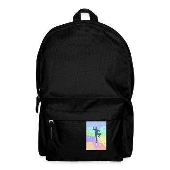 Bouldern Kletterer Geschenk Kletterwand Boulderer - Rucksack - Schwarz - Vorne