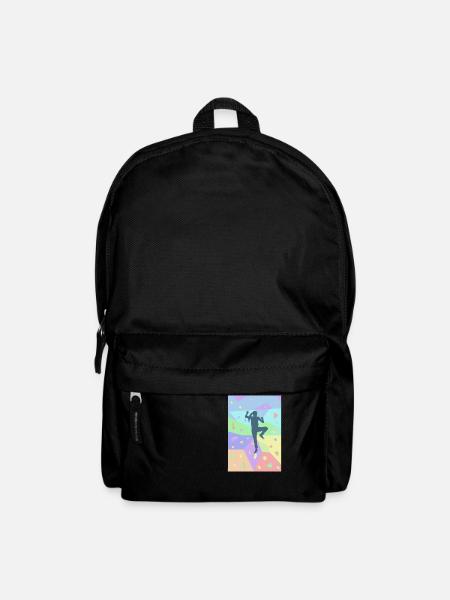 Bouldern Kletterer Geschenk Kletterwand Boulderer - Rucksack - Schwarz