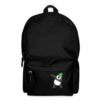 Dabbing Panda St Patricks Tag - Rucksack - Schwarz - Vorne
