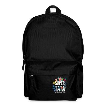 Super Tata, annonce de grossesse, - Sac à dos - noir - Devant