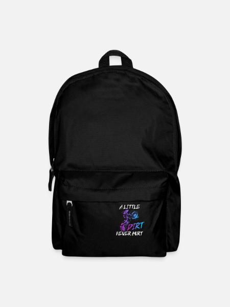 Dirt Bike - Dirt Never Hurt - Motocross Dirt Bike - Rucksack - Schwarz