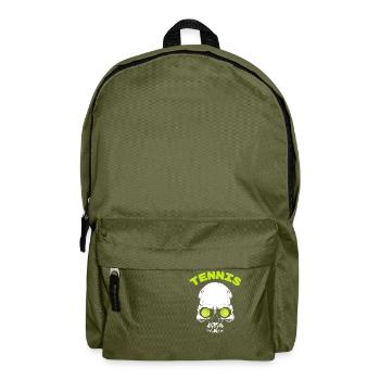 tennis / Tennis / Tennis spieler / Tennis Spielen - Rucksack - Olivgrün - Vorne