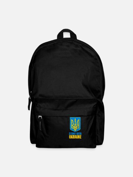 Stand avec Ukraine Vintage Ukraine Flag - Sac à dos - noir