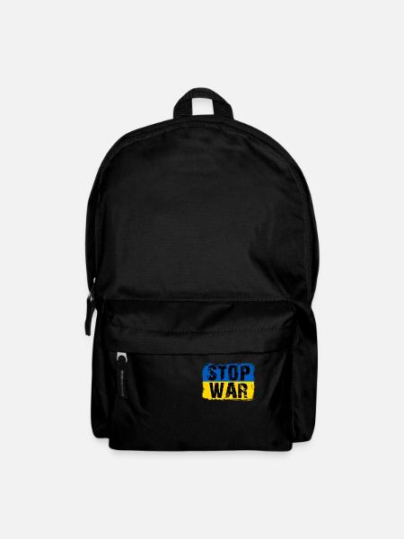 Je suis aux côtés de l’Ukraine - Sac à dos - noir