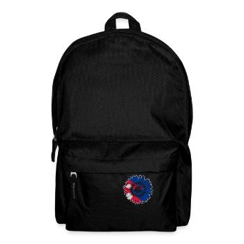 Drapeau du Népal Tournesol - Sac à dos - noir - Devant