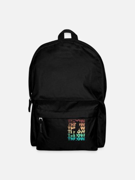 Track and Field Javelin Throwing Thrower - Rucksack - Schwarz