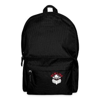 Bowling Ball Silhouette Drôle Bowler Pins Sport - Sac à dos - noir - Devant