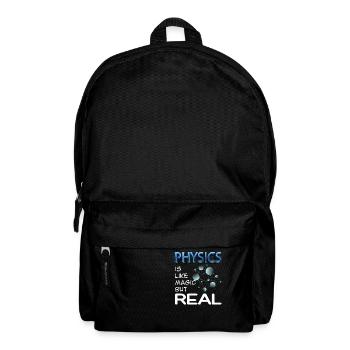 Physic is like magic but real - Rucksack - Schwarz - Vorne