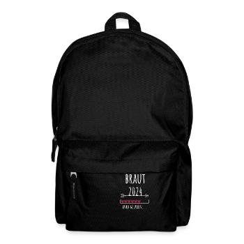 Braut 2024 Hochzeit Bride to be Verlobung Geschenk - Rucksack - Schwarz - Vorne