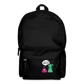 Drôle de motif de chimiste pour les nerds geeks cadeau - Sac à dos - noir - Devant