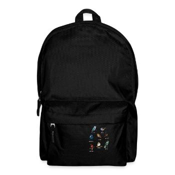 Vögel Gartenvögel Vogelwelt - Rucksack - Schwarz - Vorne
