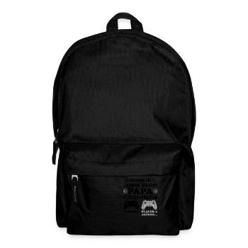 Bientôt Papa Annonce Grossesse Futur Père Gamer - Sac à dos - noir - Devant