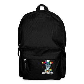Kindergarten Schulanfang Einschulung - Rucksack - Schwarz - Vorne