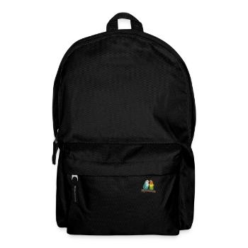 Rose head I Inseparable motif for - Backpack - black - Front
